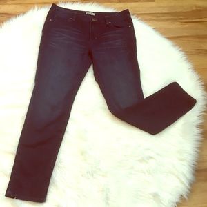 CAbi Sz 14 Jeans Dark Wash Straight Leg #514